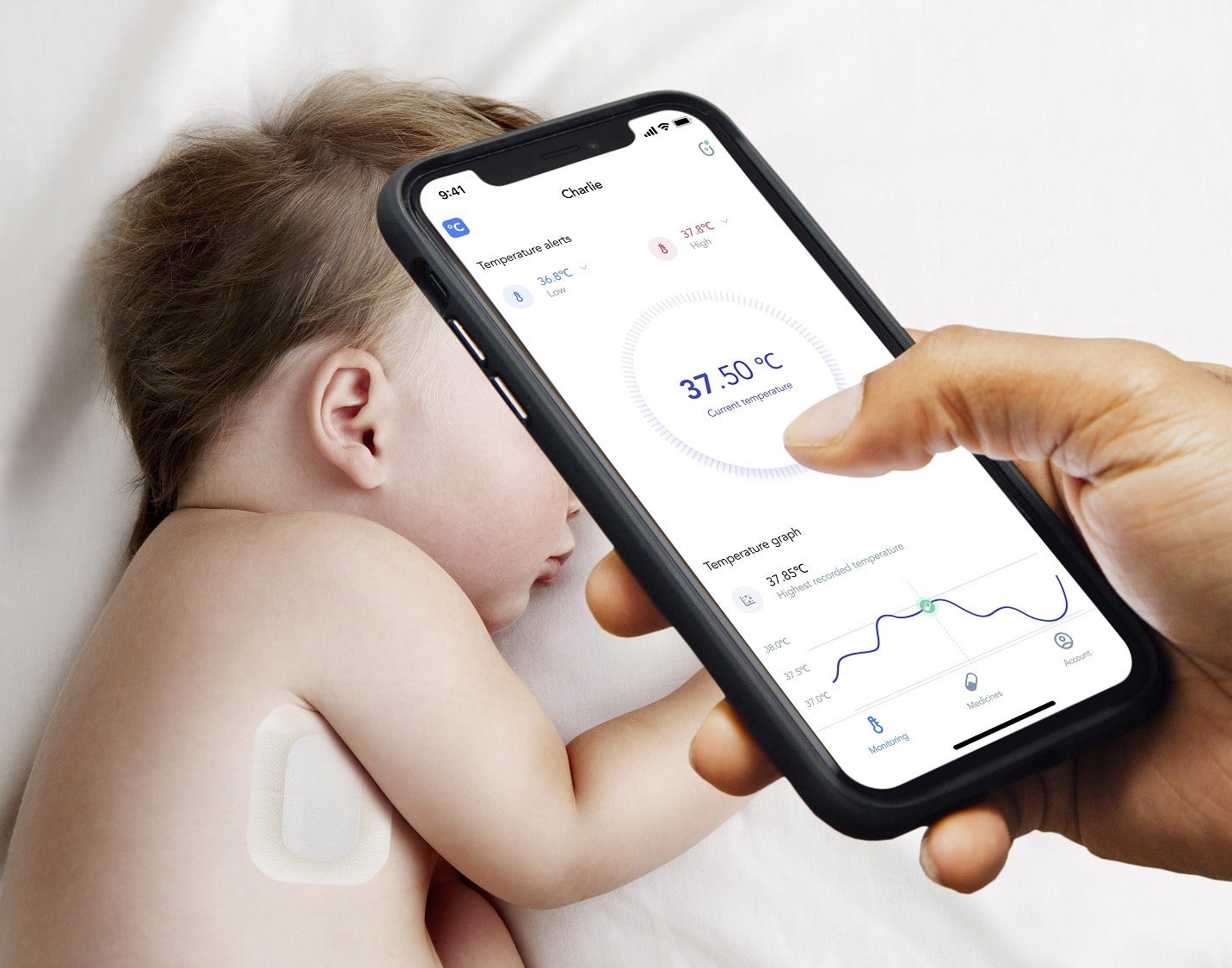 Continous wearable thermometer - Vitio